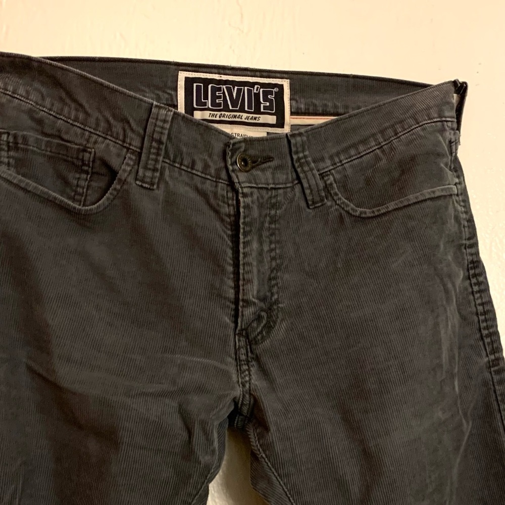Levi’s 514 Slim Straight W32 x L32 - Grey Corduroy